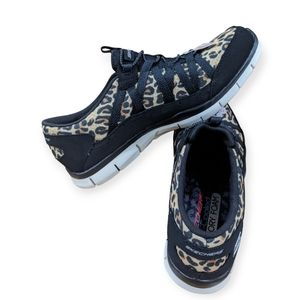 Skechers Leopard Print walking shoes